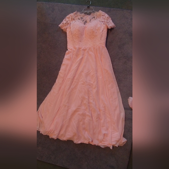 New Ballet Pink Gown sz 14 - Picture 1 of 6